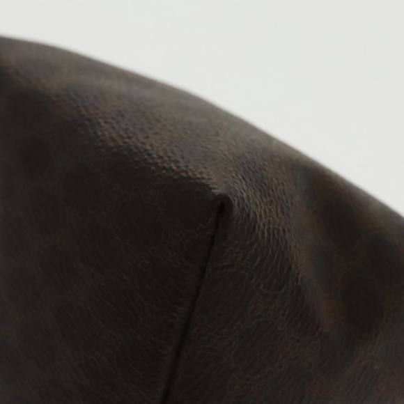 CELINE Macadam Canvas Hand Bag PVC Leather Gold Brown Auth 95581 - Picture 16 of 16